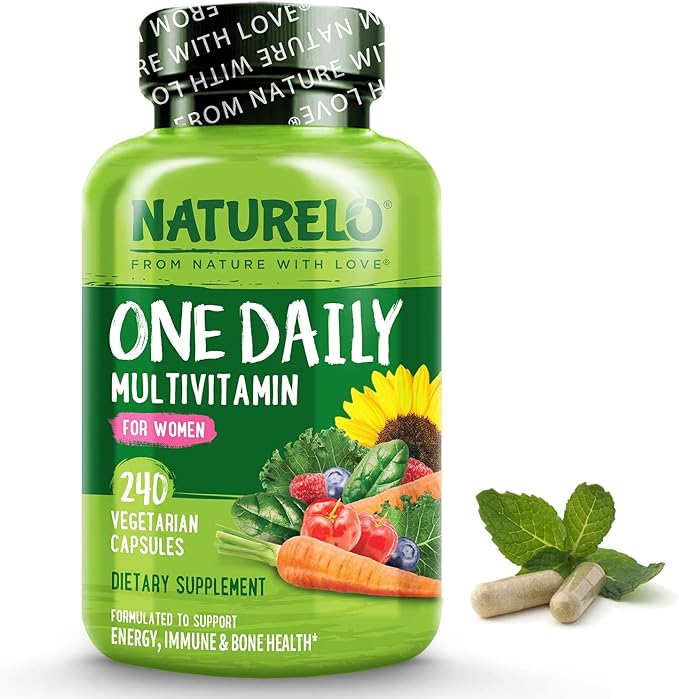 NATURELO One Daily Multivitamin for Women 240 Capsules 8 Month