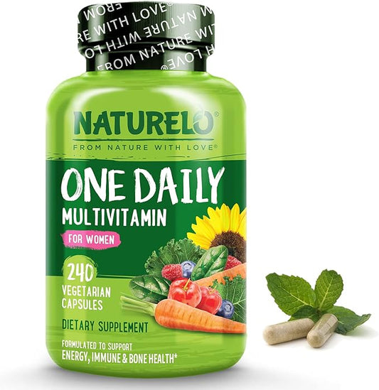 NATURELO One Daily Multivitamin for Women 240 Capsules 8 Month