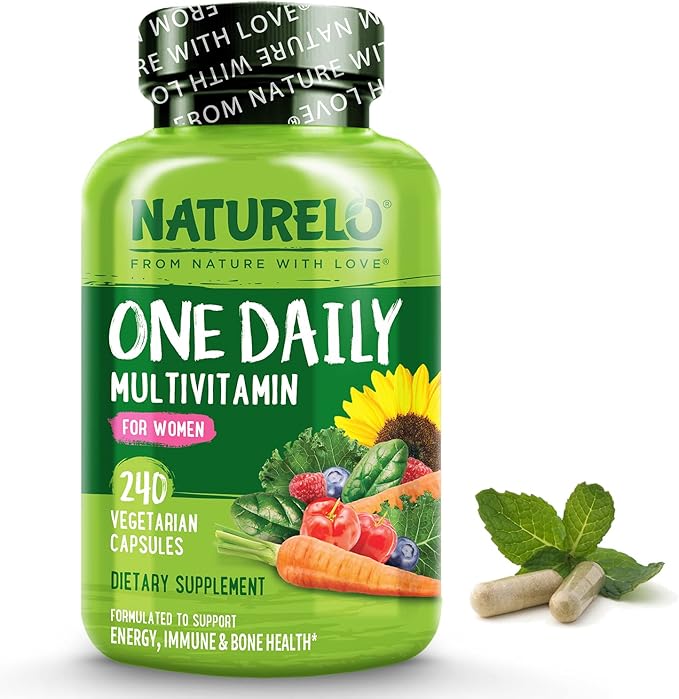 NATURELO One Daily Multivitamin for Women 240 Capsules 8 Month