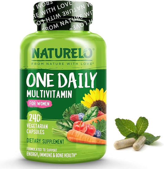 NATURELO One Daily Multivitamin for Women 240 Capsules 8 Month