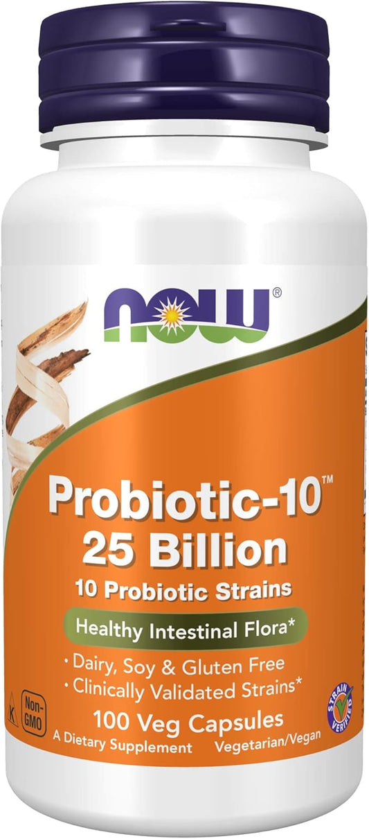NOW Supplements, Probiotic-10™, 25 Billion, 10 Probiotic 100 Veg