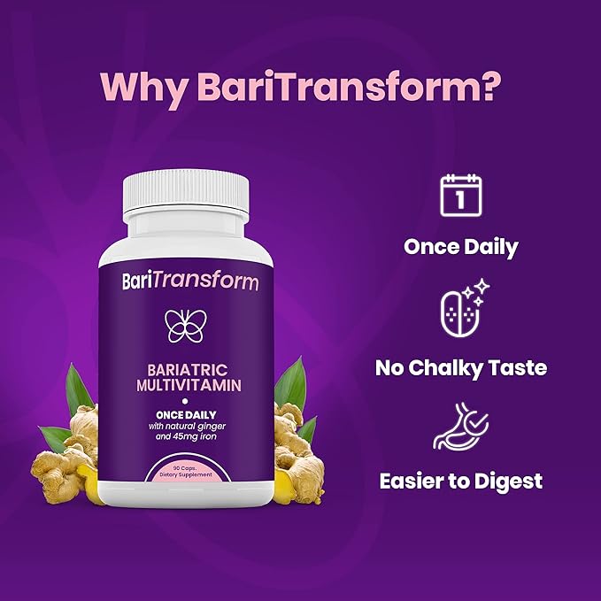 Bariatric Multivitamin with Iron Capsule – 30 Ct