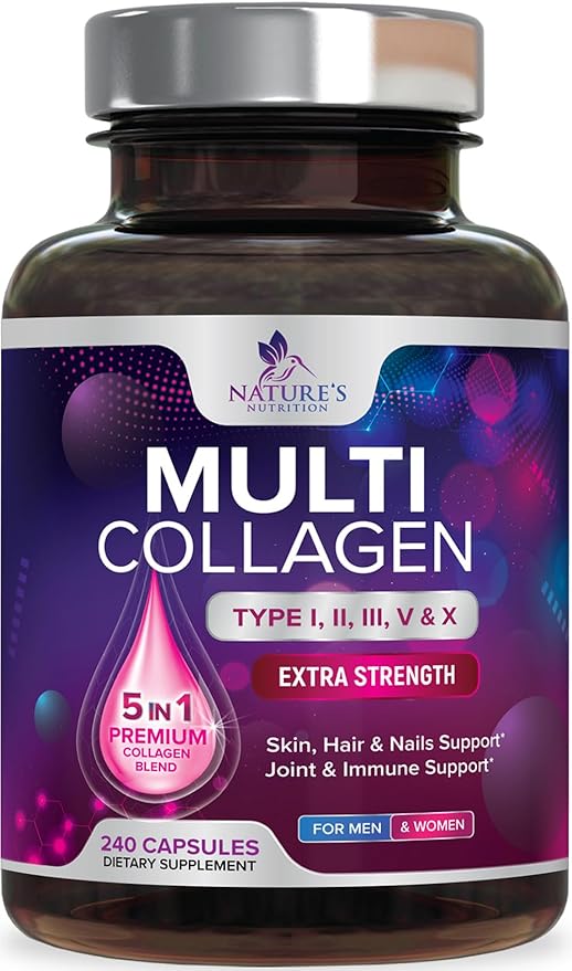 Collagen Peptides for Women & Men 240 Capsules