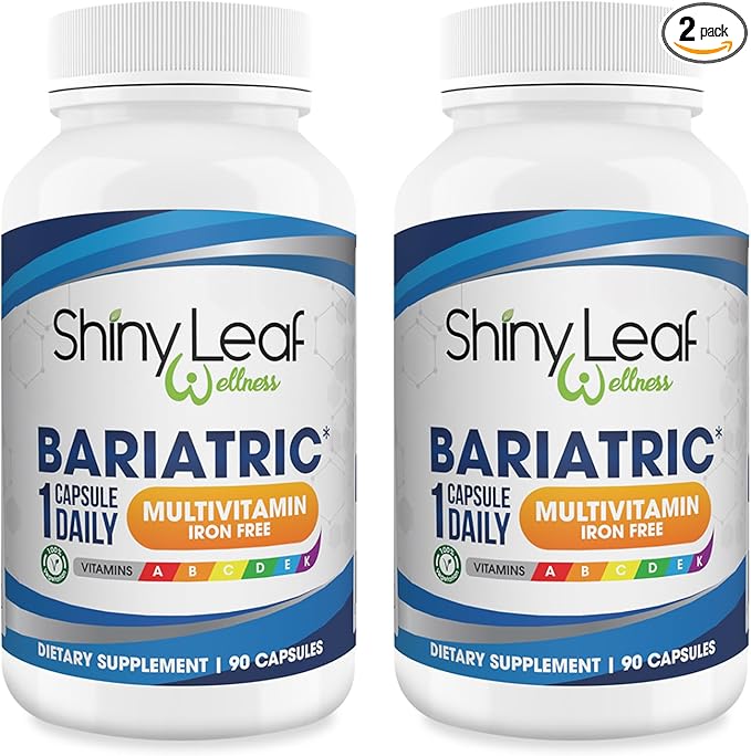 Shiny Leaf Bariatric Multivitamin Iron-Free Capsules (6 Months 180 Caps)
