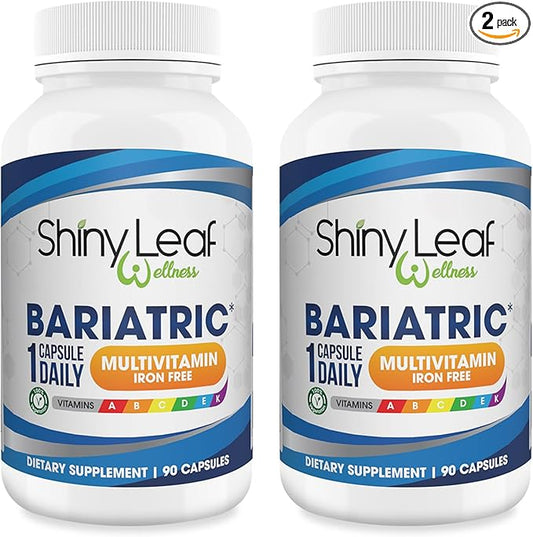Shiny Leaf Bariatric Multivitamin Iron-Free Capsules (6 Months 180 Caps)
