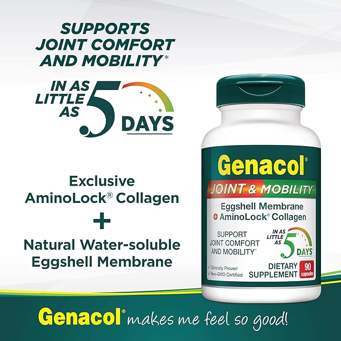 Genacol Collagen & Natural Eggshell Membrane 5 Days| 90 Capsules