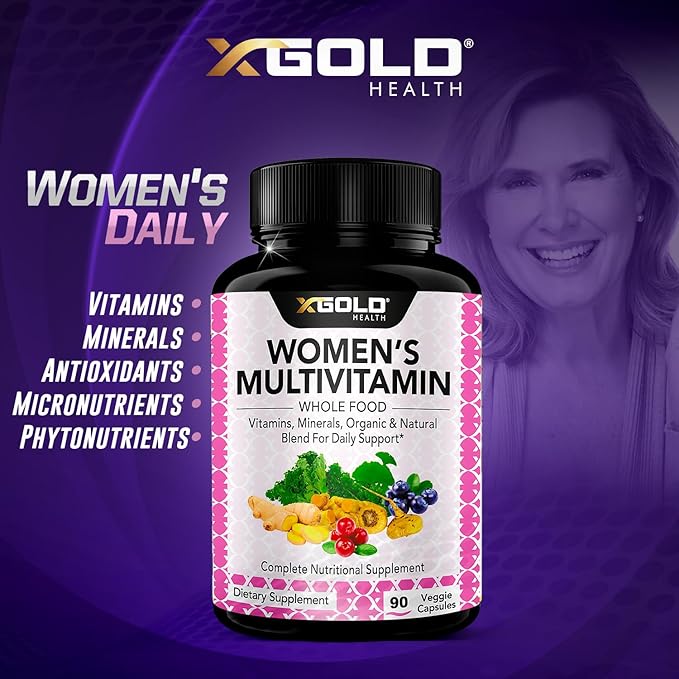 Vegan Women's Daily Multivitamin 50 Plus -90 Capsules