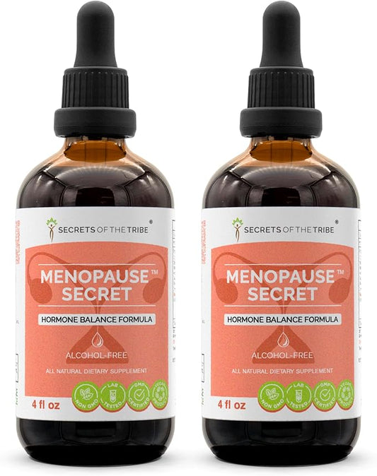 Menopause Secret Alcohol-Free, Glycerite Black Cohosh, 2x4 OZ
