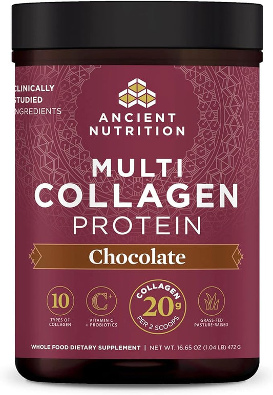 Ancient Nutrition Collagen Powder Protein, Multi 45 Servings, 16.65oz