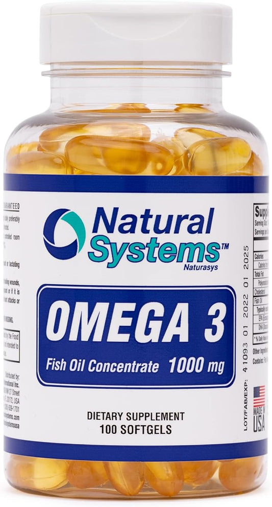 Omega 3 1000mg Fish Oil 100 3 Fish 3 for