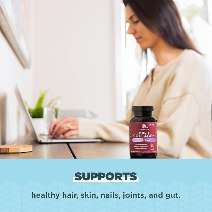 Ancient Nutrition Collagen Protein Brain Boost, 90 ct