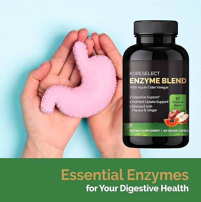 17 Enzyme Blend for Digestive Gut 60 Capsules
