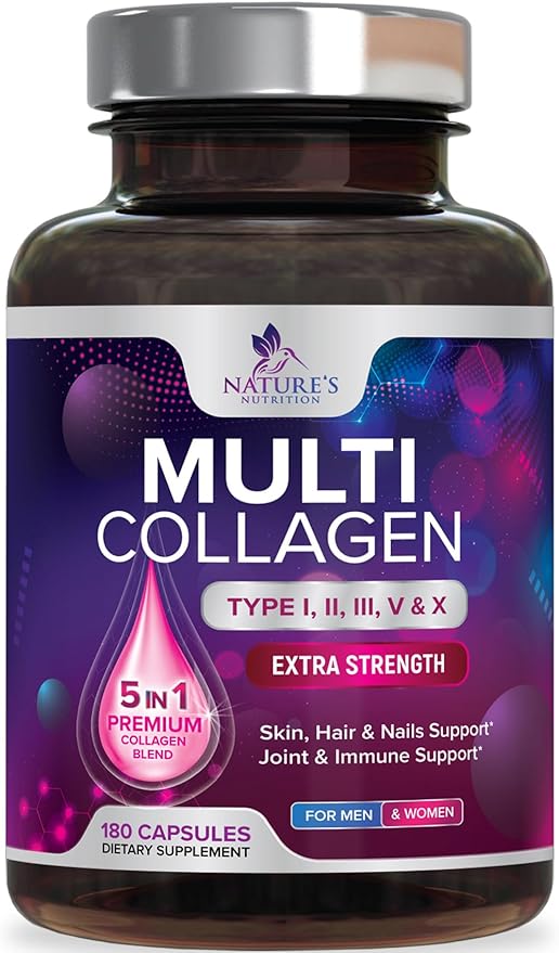 Collagen Peptides for Women & Men 180 Capsules