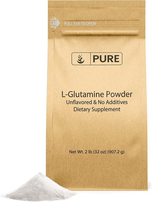 Pure Original Ingredients L-Glutamine (2lb) Alpha-Amino