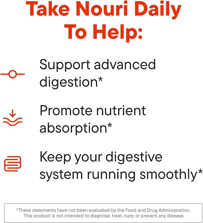 Nouri Digestive Health Probiotic and Omega 30 Day