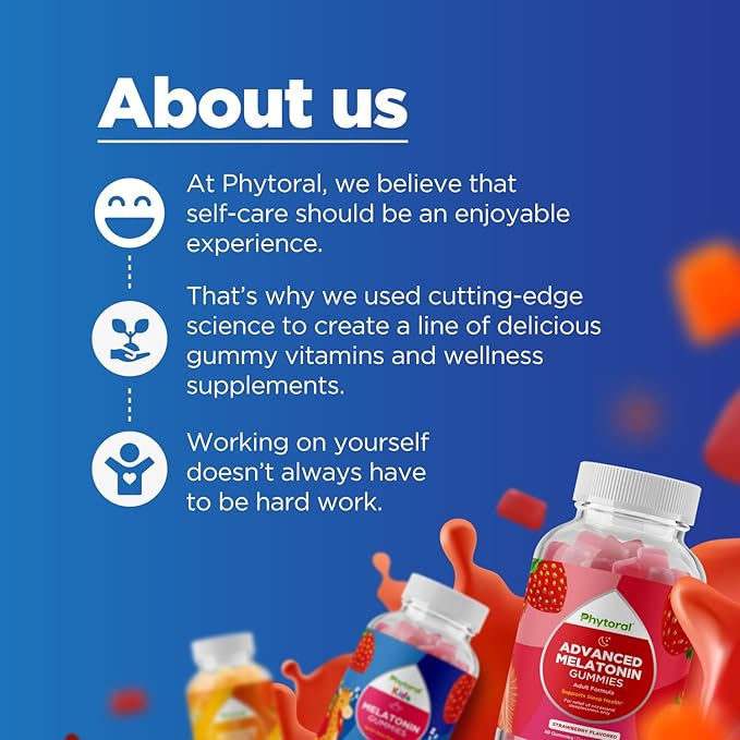 Natural Multivitamin for Men Gummies with Zinc B6 & B12 for
