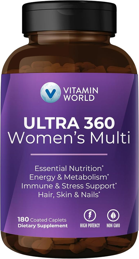Vitamin World Ultra 360 Multivitamin 180 Caplets