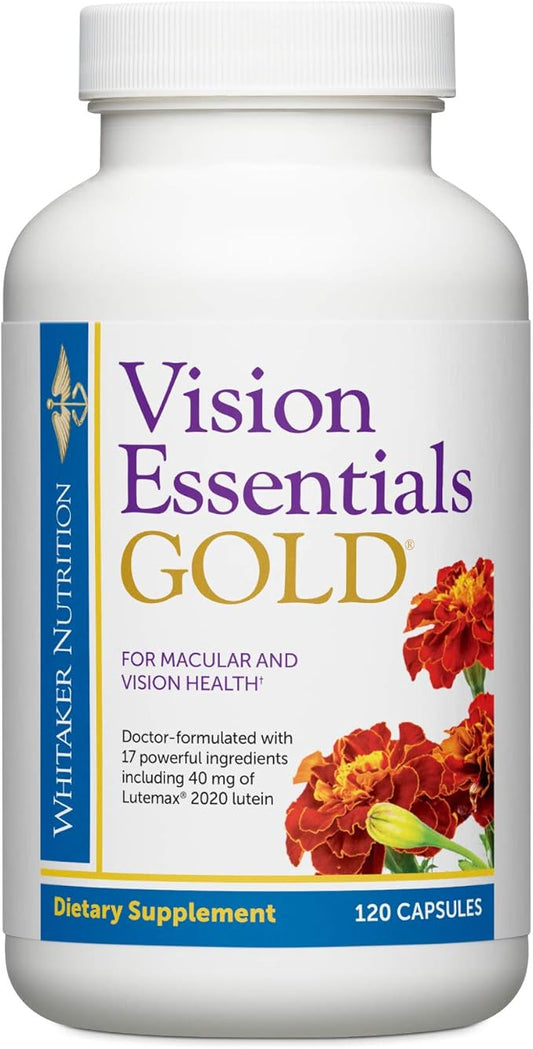Dr. Whitaker's Vision Essentials Gold 40 mg (120 Capsules)