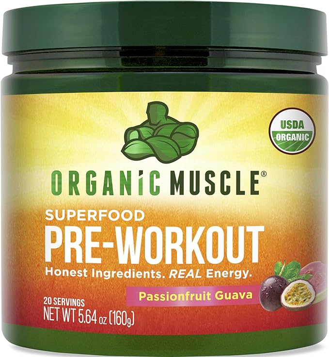 Organic Muscle Clean Pre Workout Powder