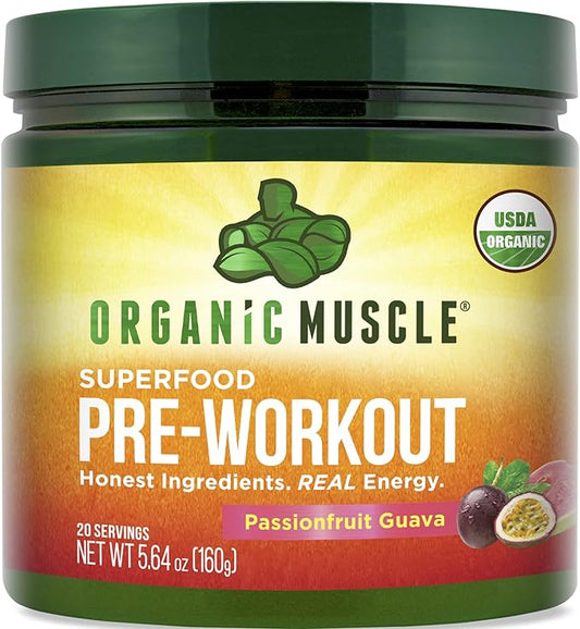 Organic Muscle Clean Pre Workout Powder