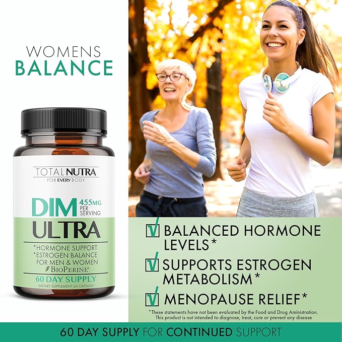 DIM Supplement: DIM Ultra 455mg Diindolylmethane,