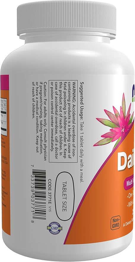 NOW Supplements, Daily Vits™, One Tablet 250 Tablets