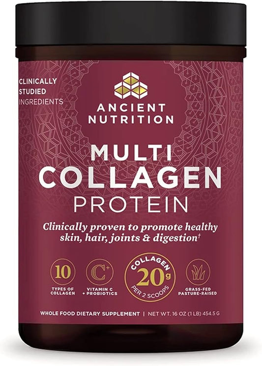 Ancient Nutrition Collagen Powder Protein 45 Servings, 16oz