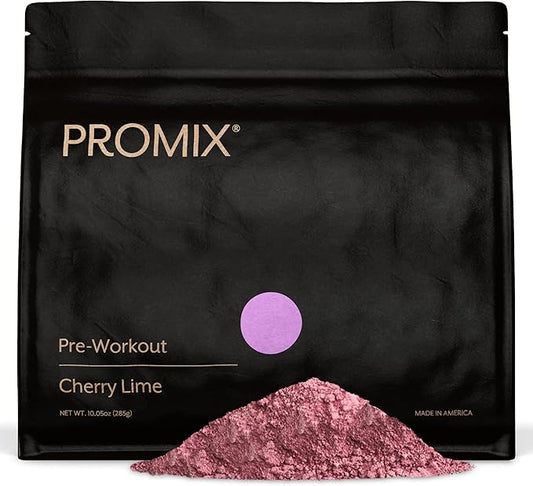 Promix Pre-Workout Powder, Cherry Lime B12, Caffeine,