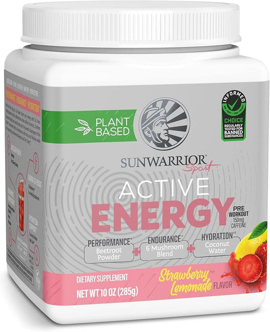 Sunwarrior Plant-based Preworkout Powder Hydration Blend 30 Servings