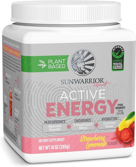 Sunwarrior Plant-based Preworkout Powder Hydration Blend 30 Servings