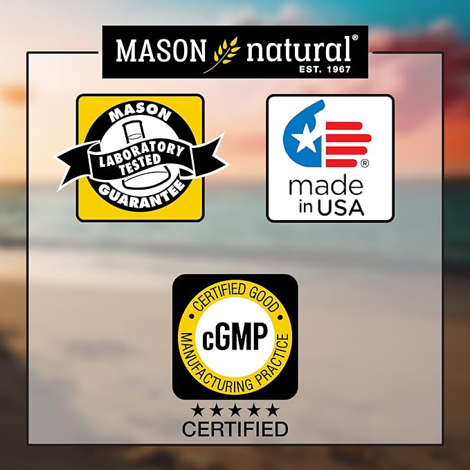 MASON NATURAL NAC N-Acetyl L-Cysteine 500 mg 60 Capsules
