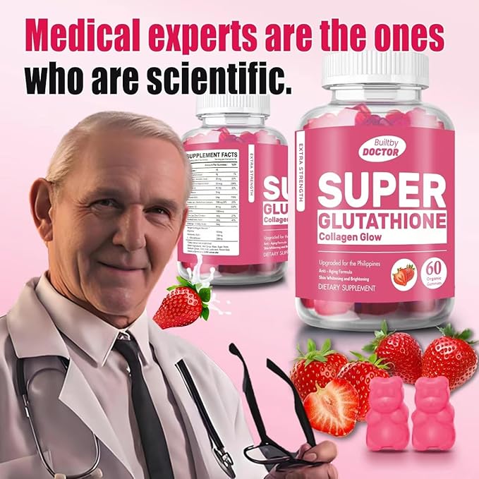 Super glutathione collagen glow gummies,Glutathione Skin Care