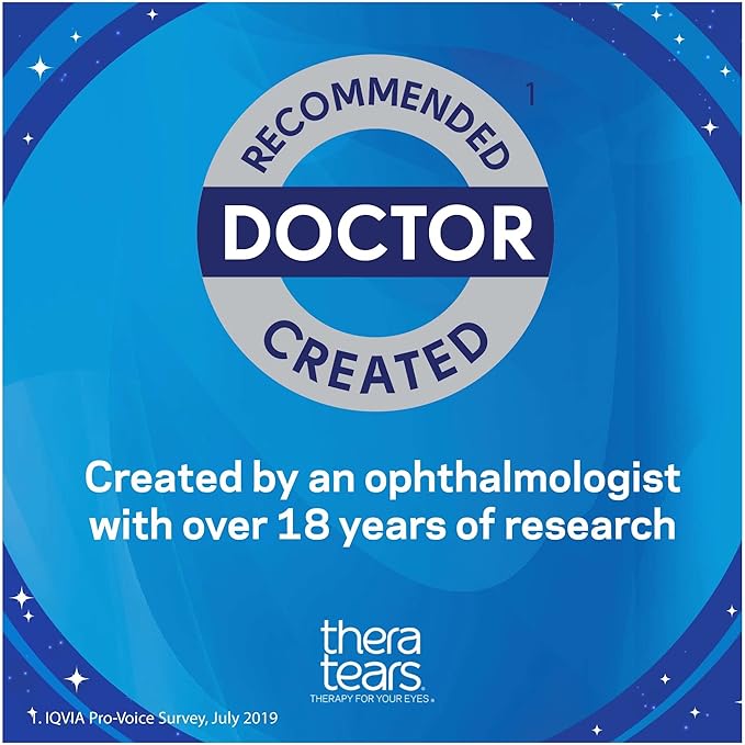 TheraTears Liquid Gel Nighttime Lubricating Eye 30 Count