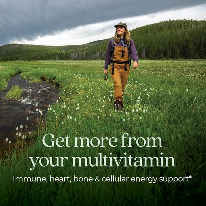 New Chapter Women's Multivitamin 50 Plus for Cellular Energy, Heart & Immune Support with 20+ Nutrients + Astaxanthin - Every Woman's One Daily 55+, Gentle on The Stomach, 48 Count