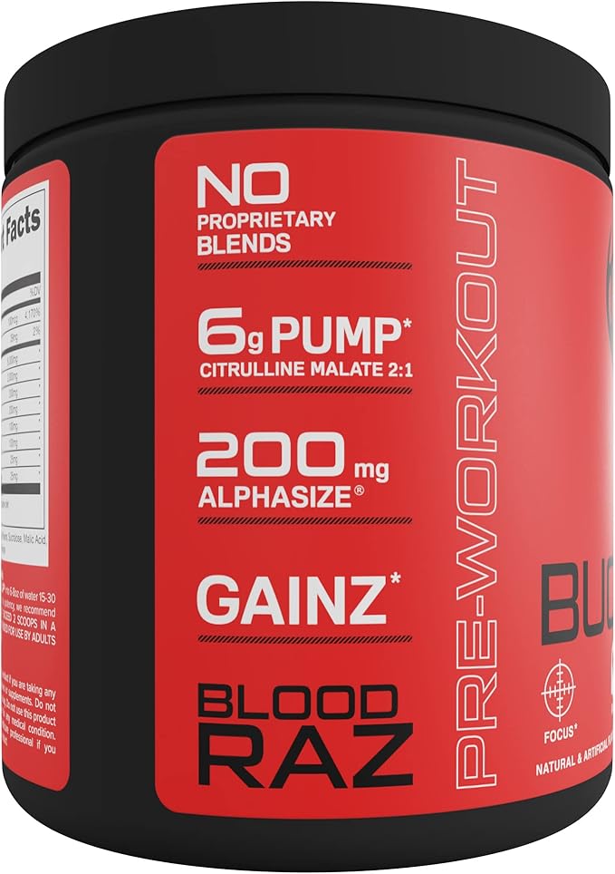 Bucked Up Pre Workout 6 Grams 2 Grams 3 Other