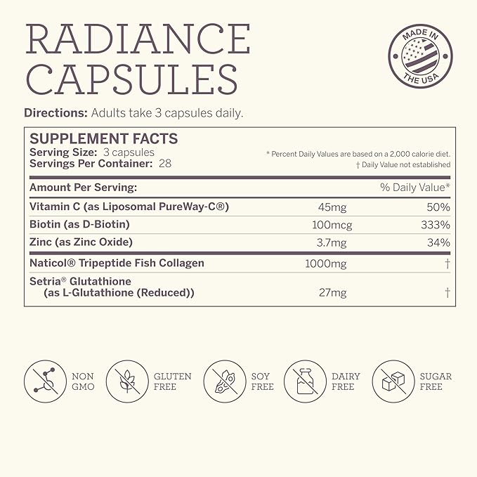 SUPERMOOD Radiance Collagen Supplements 84 Pills