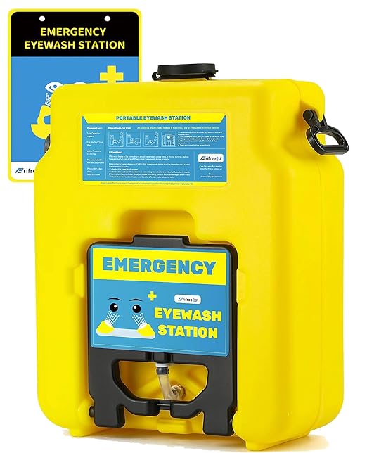 14gal Portable Eye Wash Station, 15min