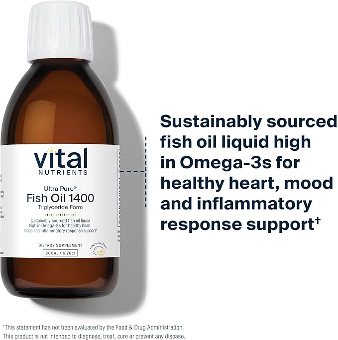 Vital Nutrients - Ultra Pure Fish 1400 (Pharmaceutical 200 ml