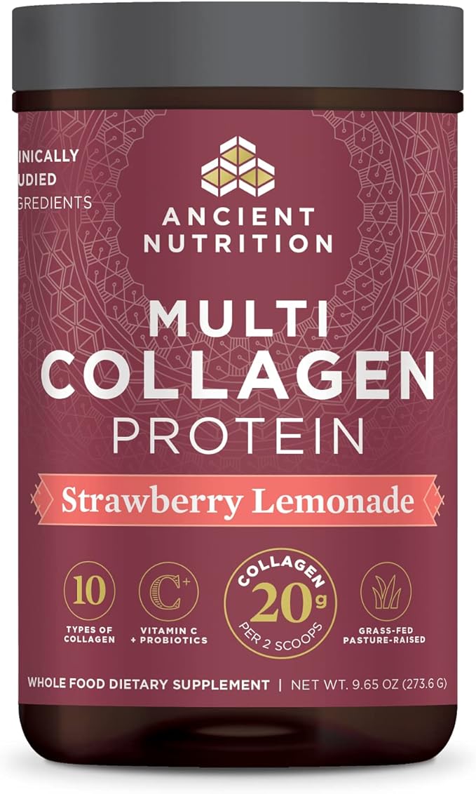 Ancient Nutrition Collagen Powder Protein, Multi 24 Servings, 9.65oz