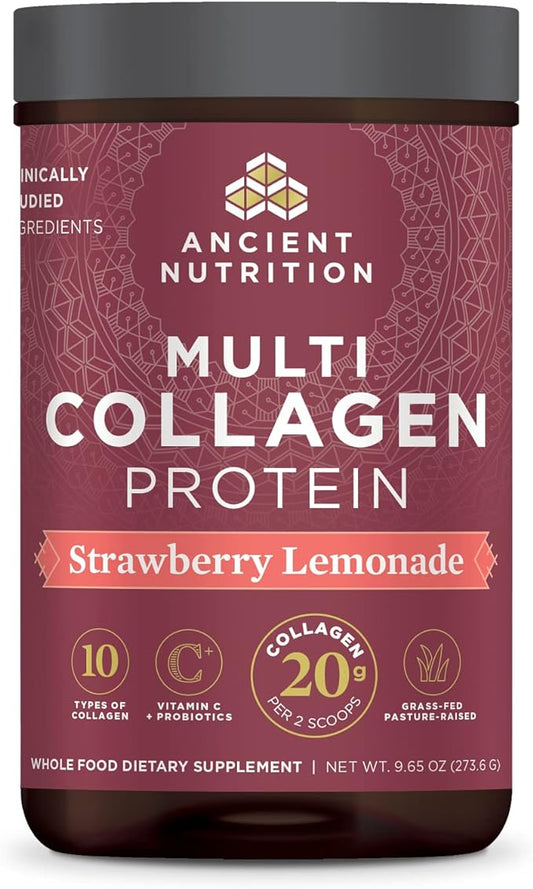 Ancient Nutrition Collagen Powder Protein, Multi 24 Servings, 9.65oz