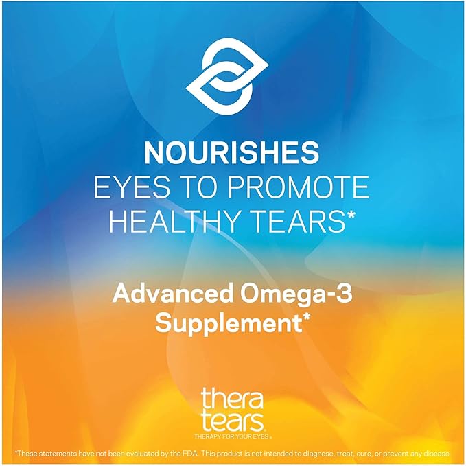 TheraTears Omega 3 Supplement, 1200mg, 90 1) & 30 Single-Use