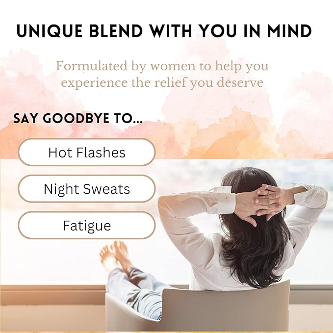 Menopause Tea for Cooling, Hormonal Balance,