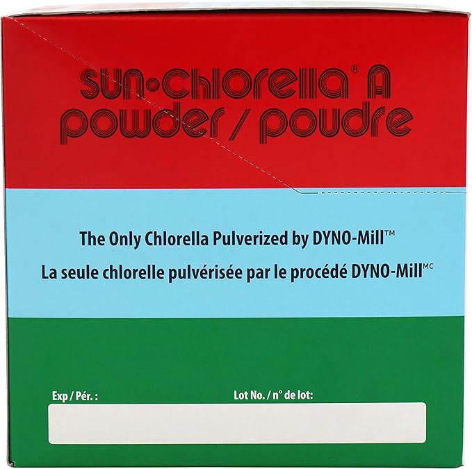 Sun Chlorella Powder Green Algae Superfood Supplement Supports Whole Body Wellness Immune Defense, Gut Health & Natural Energy Boost - Chlorophyll, B12, Protein, Non-GMO - 30 Packets