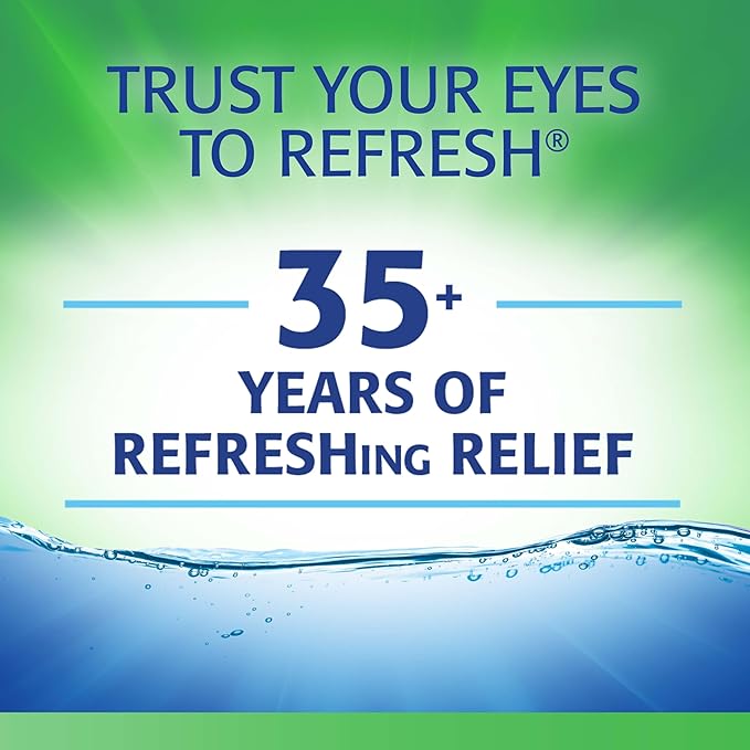 Refresh Plus Lubricant Eye Drops, Preservative-Free, 0.01 Fl 50 Count,