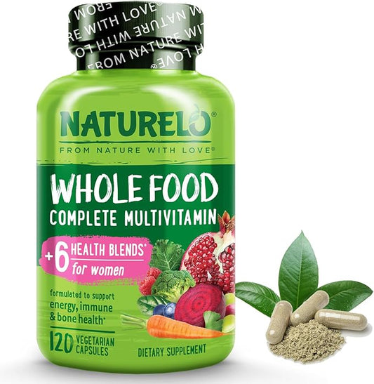 NATURELO Whole Food Multivitamin for Women 120 Capsules