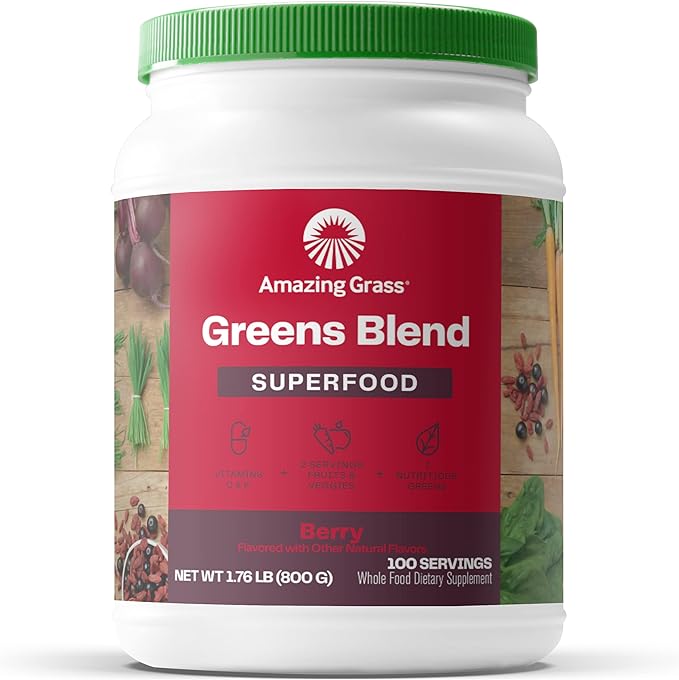 Amazing Grass Greens Superfood Powder: Greens 100 Servings