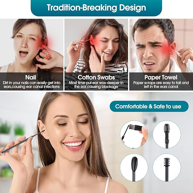 14 pcs Ear Pick Earwax Removal