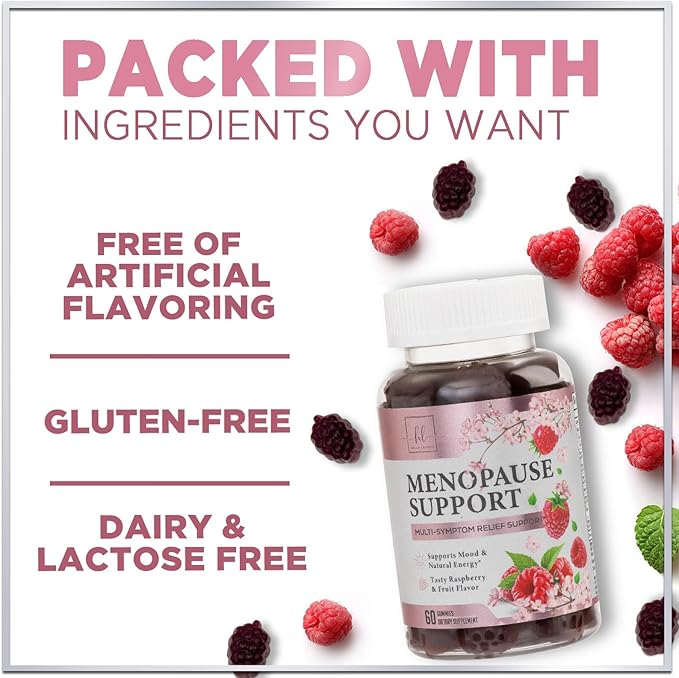 Menopause Support Supplement for Women 60 Gummies