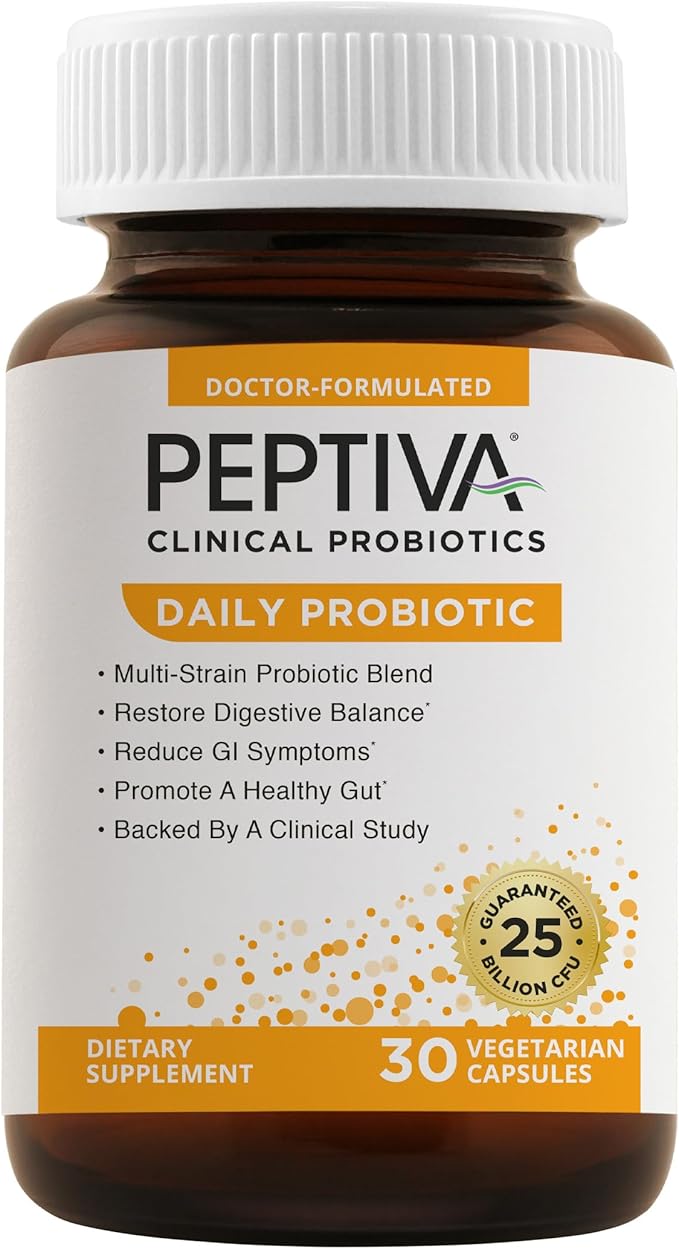 Peptiva Daily Probiotic, 25 Billion CFU, 30 Count