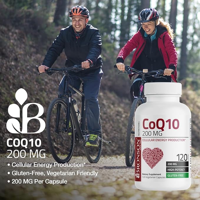 Bronson CoQ10 200 MG High Potency 120 Vegetarian